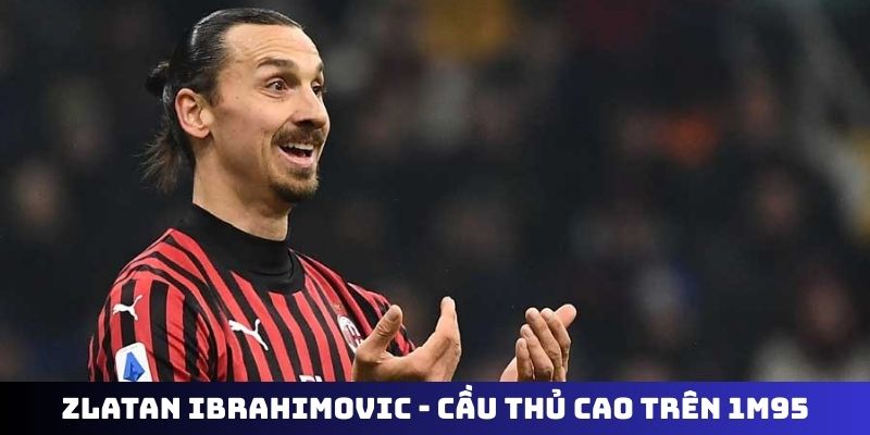 Zlatan Ibrahimovic - Những cầu thủ cao trên 1m95 nổi bật